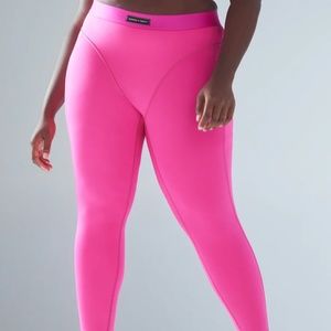SAVAGE X FENTY Pink Highlighter Lineup High-Waist Pocket Active wear. NWT. 1X